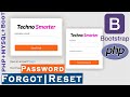 Forgot password and password reset forms using php and mysql database  php in hindi