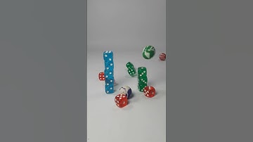 Satisfying Reverse Video ASMR Dice and Ball