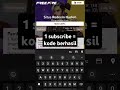 Kode redeem freefire hari ini 2025 #candyblue #fypシ゚ #shorts #freefire #viralvideo