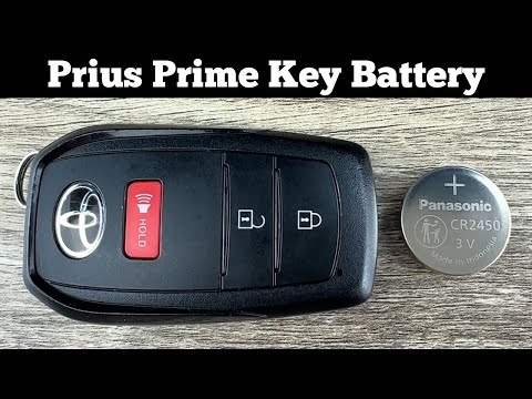 How To Replace 2023 – 2025 TOYOTA PRIUS PRIME Key Fob Battery – Change Replacement Remote Batteries