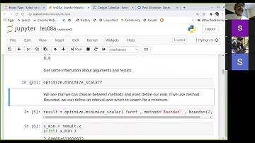 lec08a - minimization using scipy.optimize