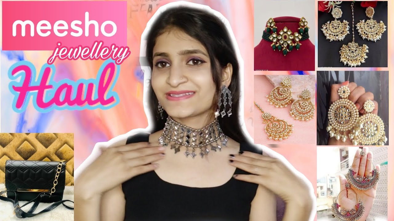 MESSHO JEWELLERY HAUL | EARRINGS | MANGTIKA SETS | BEG ️ - YouTube