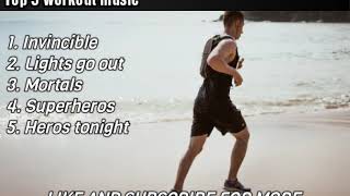 Top 5 workout songs/music | Workout mix 2020 | Top 5 motivational songs/music