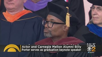 CMU graduate Billy Porter serves as graduation keynote speaker