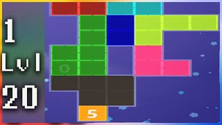 New Blocks - Gameplay Walkthrough - Levels 1-20 ( MEDIUM ) screenshot 3