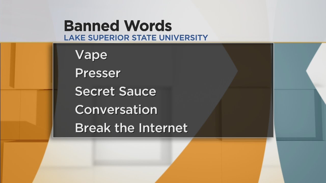 New Year New List Of Banned Words YouTube