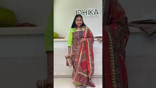 Kalamkari cotton unstitched meterial 🖤