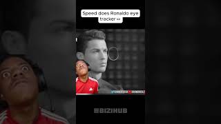 Celebrity Speed does Ronaldo Eye Tracker Challenge #ishowspeed Wealth