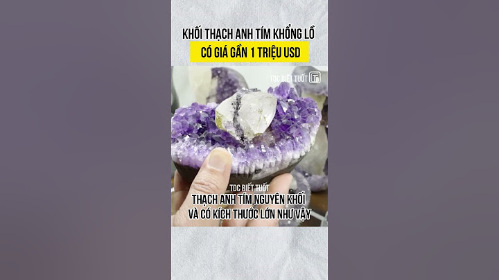 Khối thạch anh tím khổng lồ có giá gần 1 triệu USD