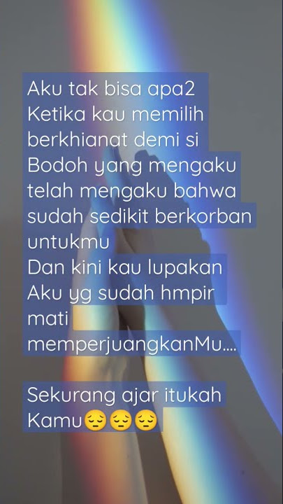 Kata kata pantas untuk penghianat