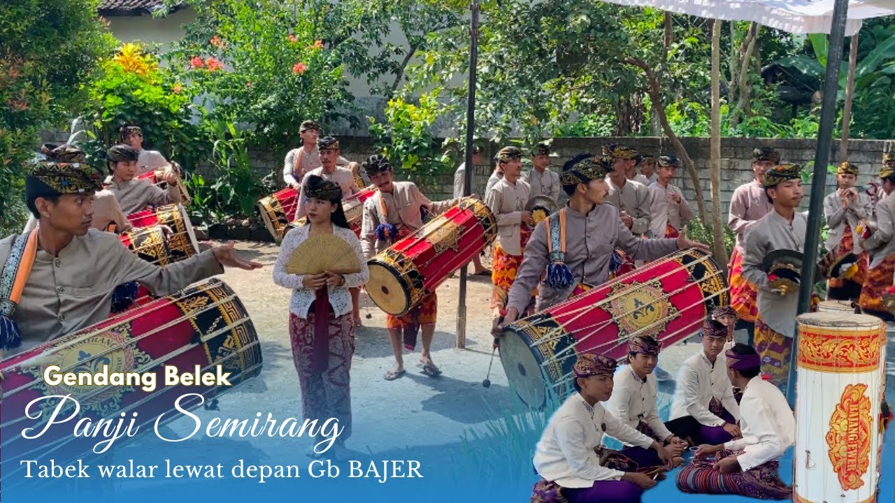 GENDANG BELEK PANJI SEMIRANG LEWAT DEPAN GB BAJER TARIAN PENDANG DI SEPIT