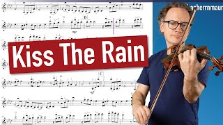 Yiruma: Kiss The Rain | Violin Sheet Music | Piano Accompaniment