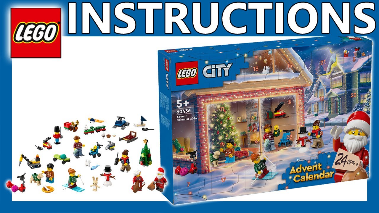 LEGO instructions | Advent Calendar 2024 | 60436 | LEGO City 2024