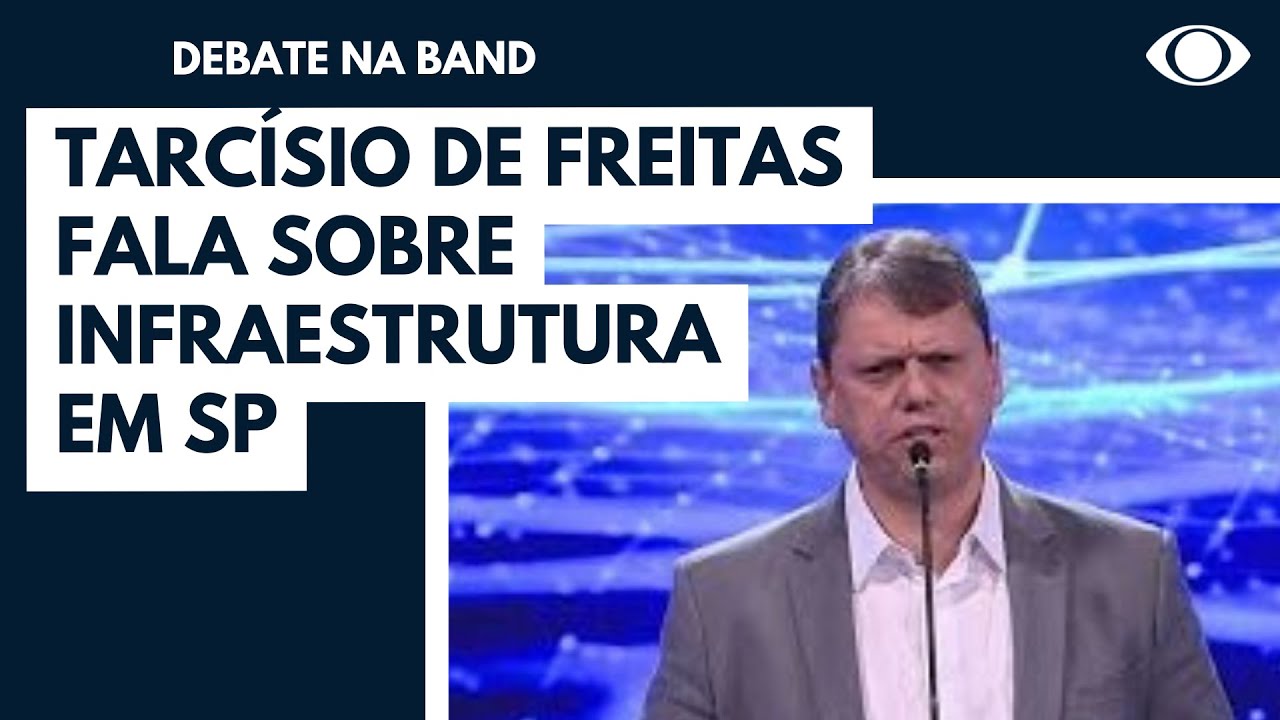 Tarcísio de Freitas fala sobre infraestrutura e violência em SP