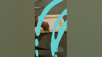 Rolled up canvas stretched to a frame ready to display on your wall