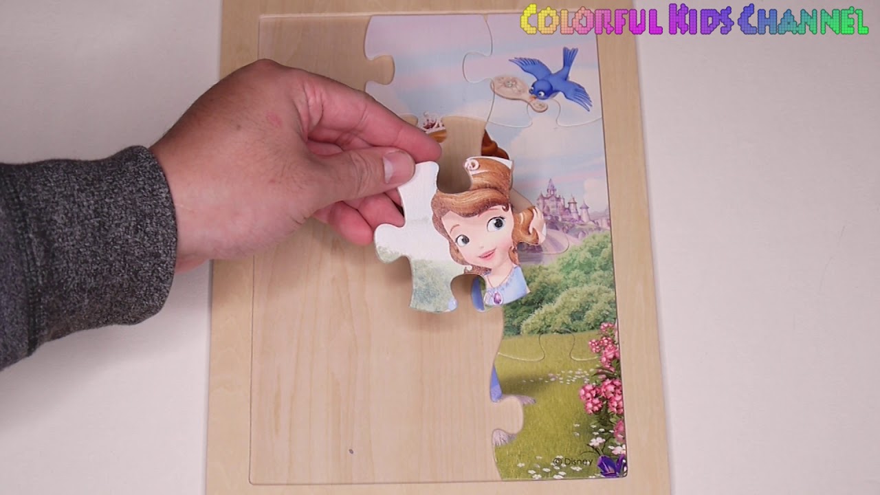 Kids Toy Sofia the First wood puzzles Compilation video for kids | 兒童拼圖 ...