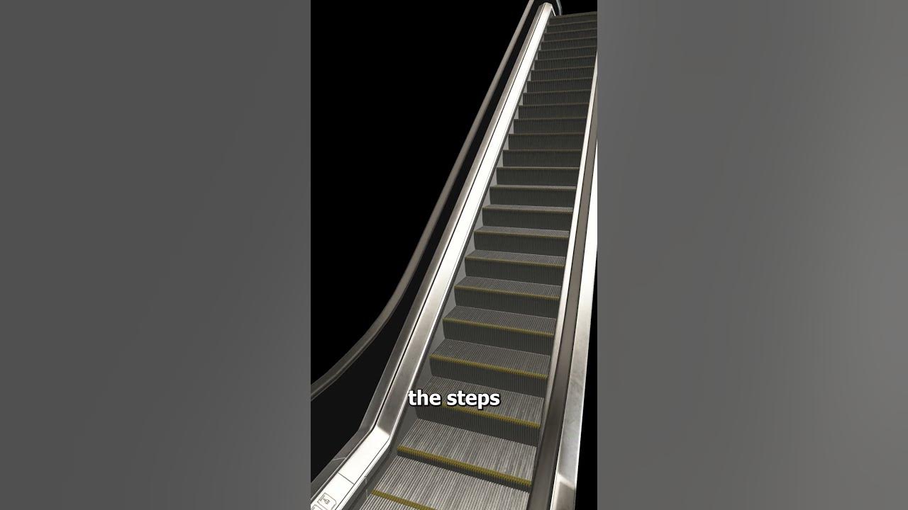 Why Escalators Have Brushes On The Side 😯 YouTube