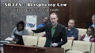 Augusta Warned Sb375 Is Blasphemy Law With A Georgia Zip Code