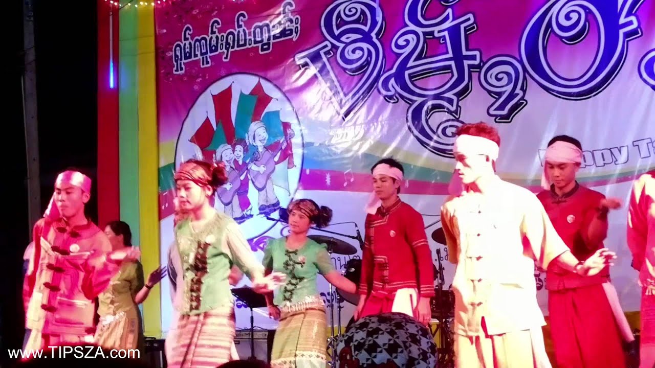 การแสดงเต้ารำของเด็กไทใหญ่ที่ลำพูน - Shan dance with Shan Song - YouTube