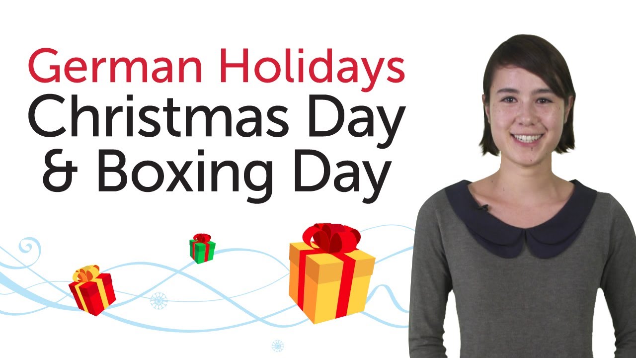 ⁣Learn German Holidays - Christmas Day & Boxing Day