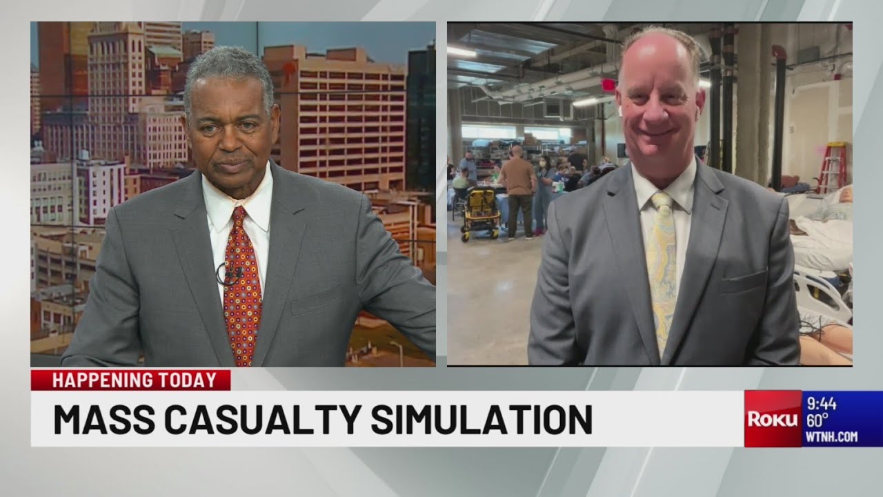 Hartford HealthCare hosts mass casualty simulation training - YouTube
