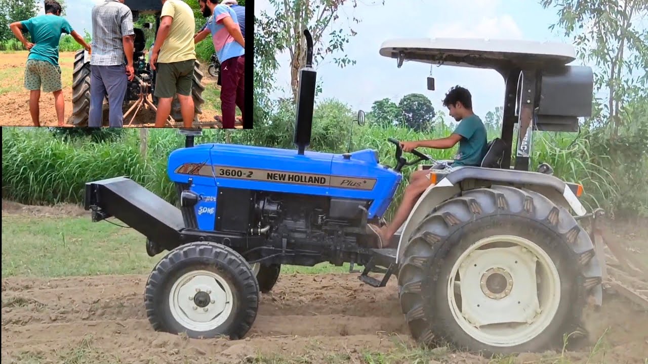 New Holland 3600-2 में डाले 14 के निकाल कर 16 के टायर ट्रैक्टर को पडा कितना फर्क