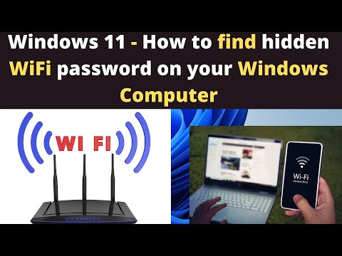 Windows 11 - How to find hidden WiFi password on your Windows Computer Find your WiFi password