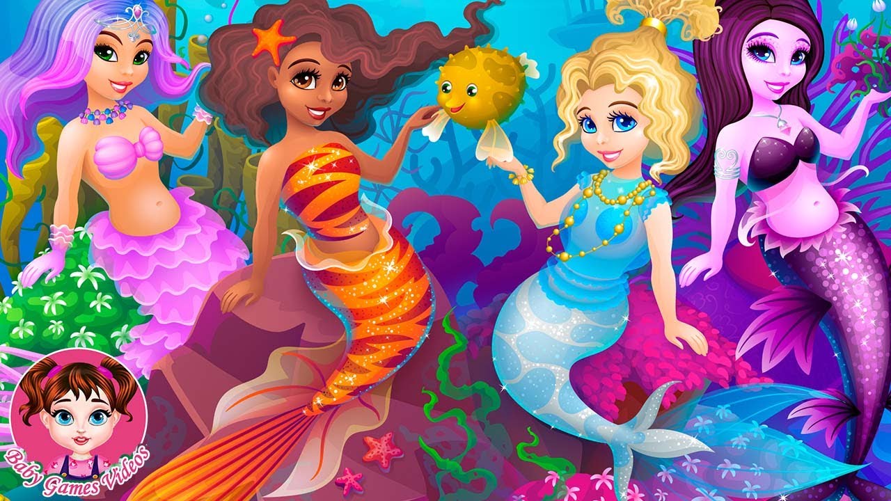 open lace back dress Mermaid Princess Love Story Dress Up & Salon Game