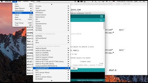 Making Libraries for Arduino IDE