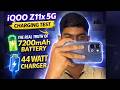 iQOO Z11x 5G Charging Test 🔥 7200mAh Battery + 44W Charger | Real Charging Time Truth 😳⚡