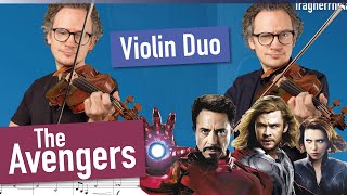 The Avengers Theme for Two Violins | Violin 1+2 | Violin Sheet Music