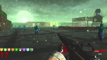 CoD WaW: Custom Zombie Map ZM Minecraft (Part 3) Beating the map (PC) ᴴᴰ