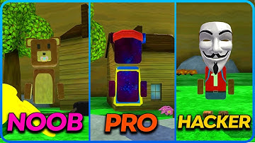 Super Bear Adventure Noob vs Pro vs Hacker