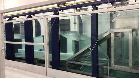 Wave overtopping experiment using bimodal seas