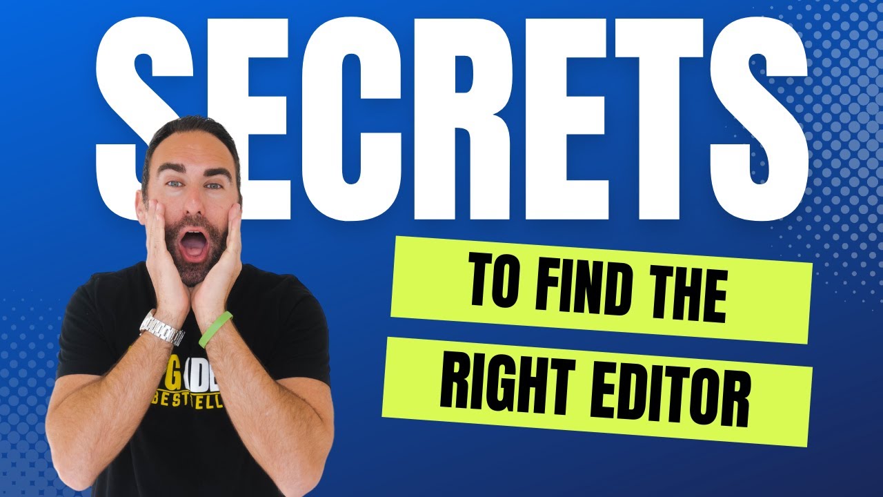 Select The Right Book Editor For Your Nonfiction Book - YouTube