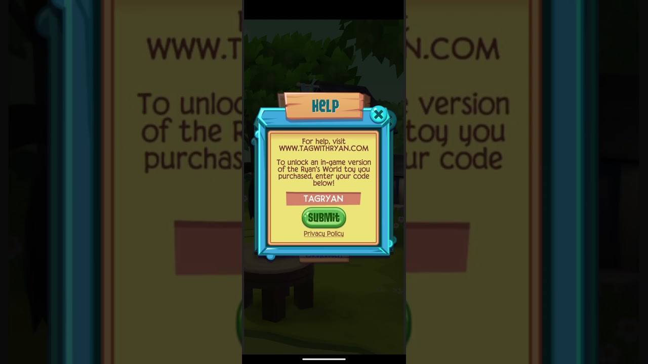 Code From Tag With Ryan Updates