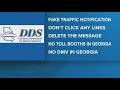 Georgia DDS warning residents about text message scam