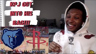 Houston Rockets vs Memphis Grizzlies- Full Game Highlights Reaction!!! Kevin Porter Jr Was Eatin'!!!