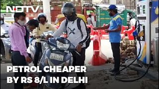 Fuel Prices: Delhi Petrol Prices Slashed By Rs 8 Per Litre