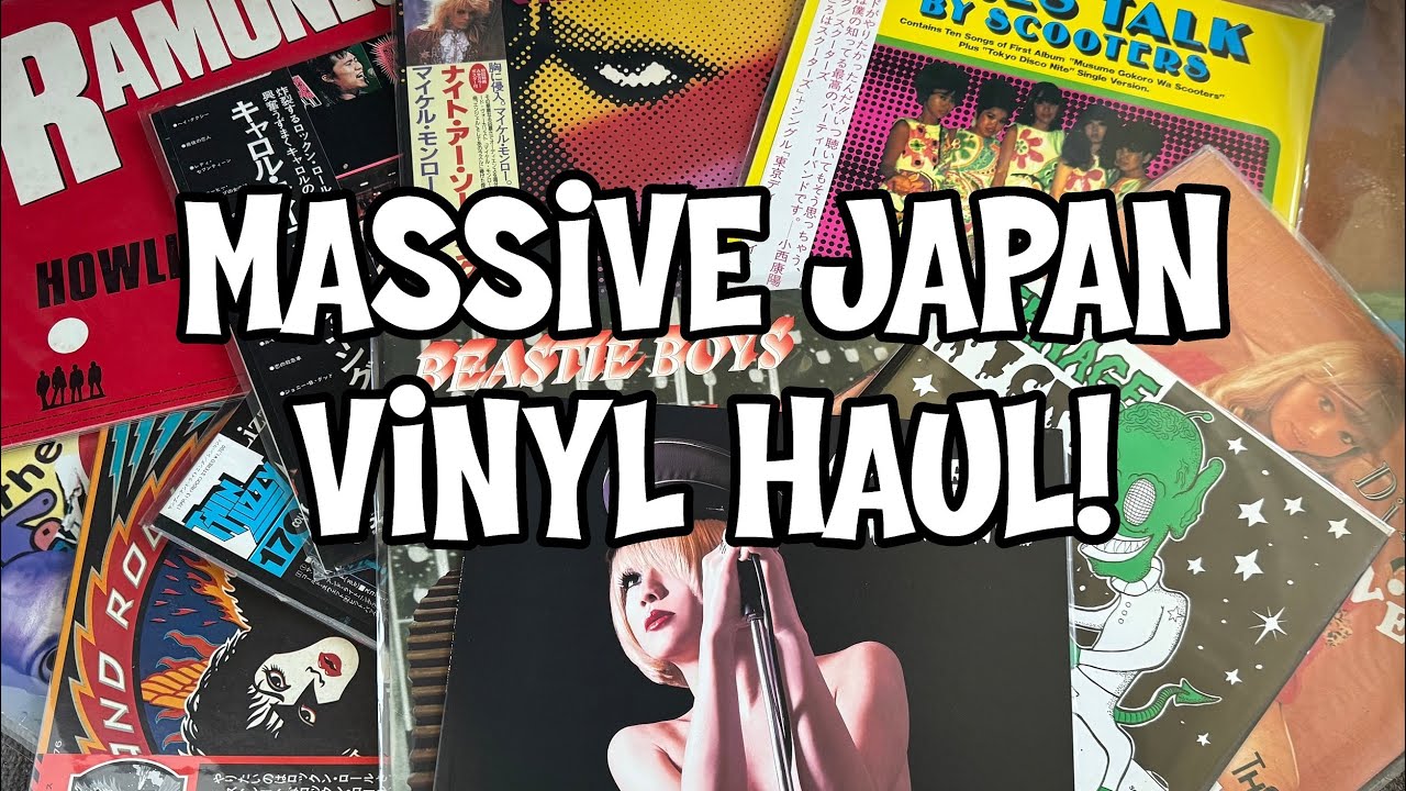 MASSIVE JAPAN VINYL HAUL! #japan #vinyl #records #vinylrecords