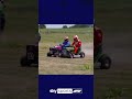 When Kimi Räikkönen went lawn mower racing 🤣