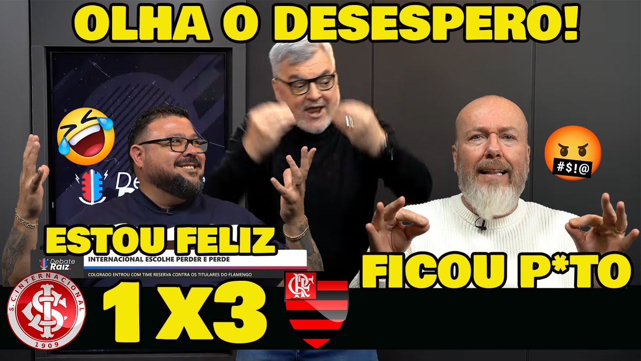 BALDASSO PERDEU A LINHA! INTERNACIONAL 1x3 FLAMENGO - IMPRENSA GAÚCHA ANALISA!