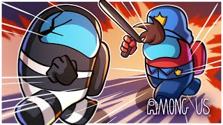 🔥 POLICJANCI VS ZŁODZIEJE! POLICJANT GRATIS NA SŁUŻBIE! | AMONG US screenshot 3