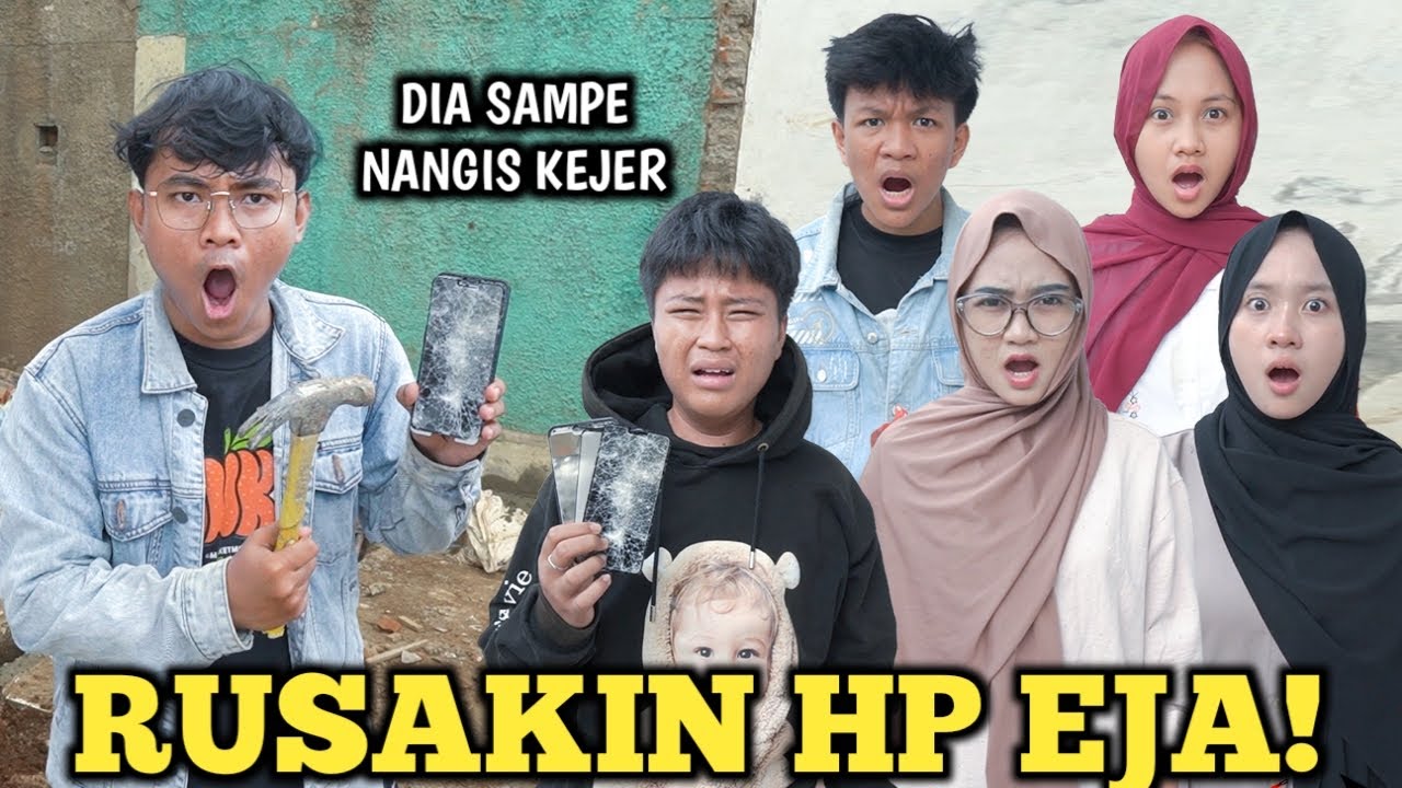 NO CUT NO EDIT RUSAKIN HP EJA! DIA SAMPE NANGIS