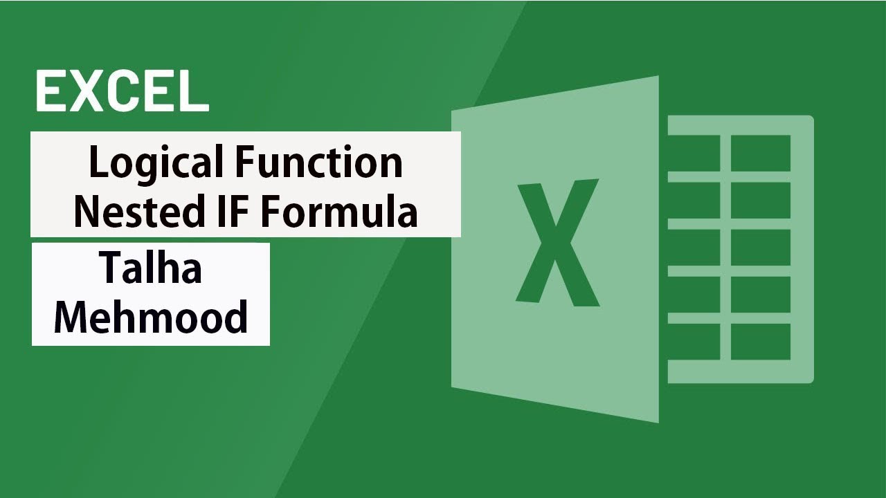 Understanding Nested IF Function in Ms Excel - YouTube
