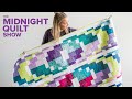 Angela's Modern Bargello Quilt + GIVEAWAY | Midnight Quilt Show with Angela Walters