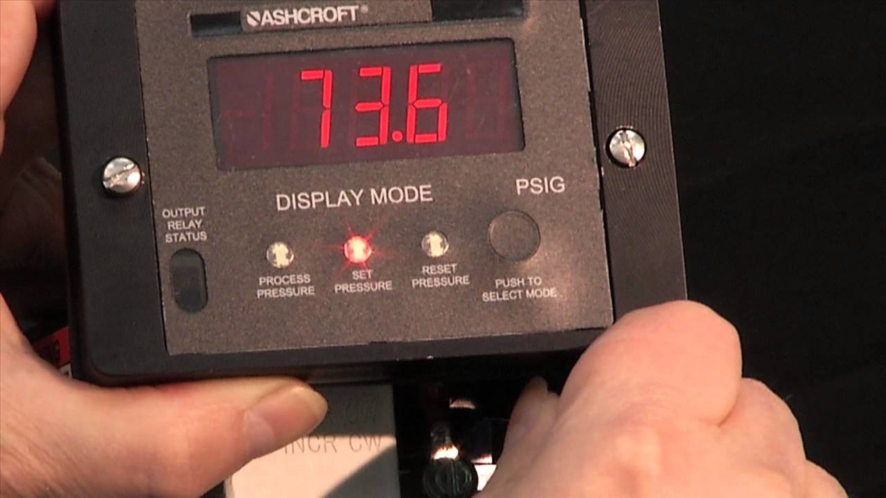 Calibration Procedures for N Series Pressure Switches YouTube