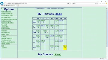 STEARsoft Cloud Server: Attendance sheets