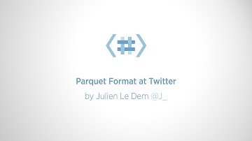 Parquet Format at Twitter