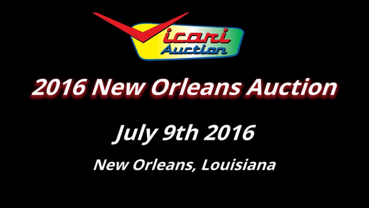 Vicari Auctions New Orleans, LA 2016 Full Auction Video HD YouTube